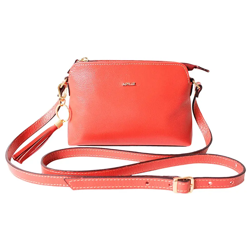 Miniatura: Bolsa Transversal em Couro Artlux 9045