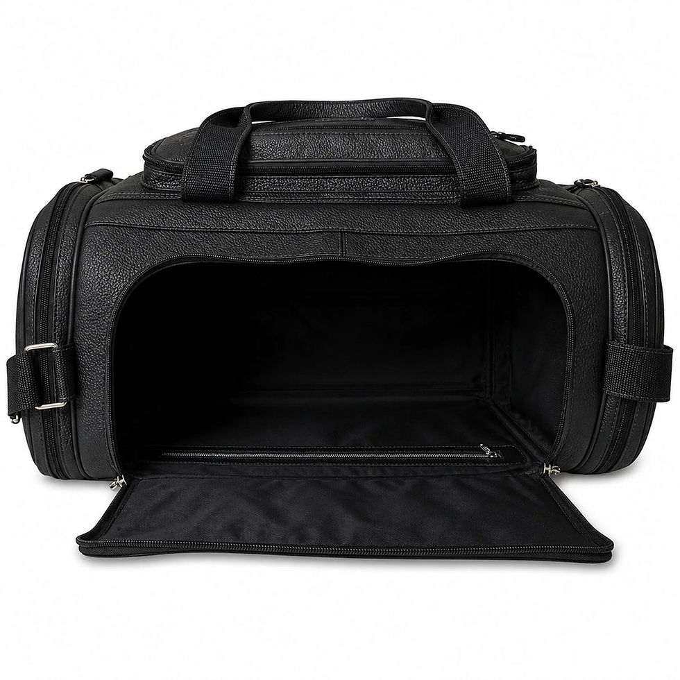 Miniatura: Bolsa de Viagem 100% Couro Artlux 1228