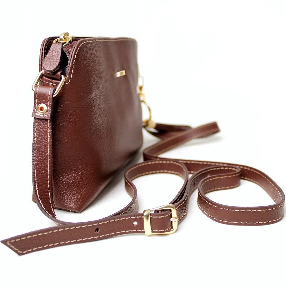 Miniatura: Bolsa Transversal em Couro Artlux 9045
