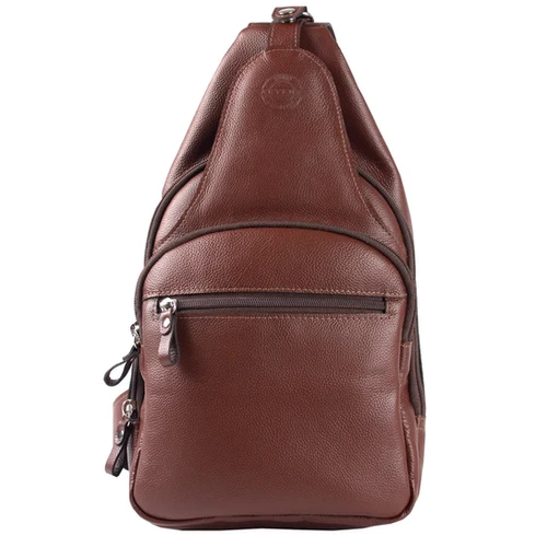 Mochila Unissex Transversal em Couro Artlux 1343 | Artlux Premium
