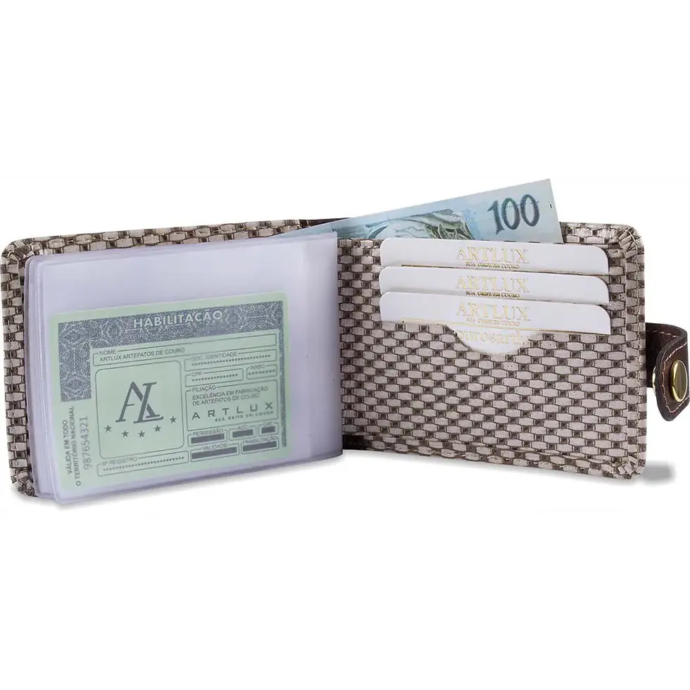 Miniatura: Carteira Feminina de Couro Artlux 935