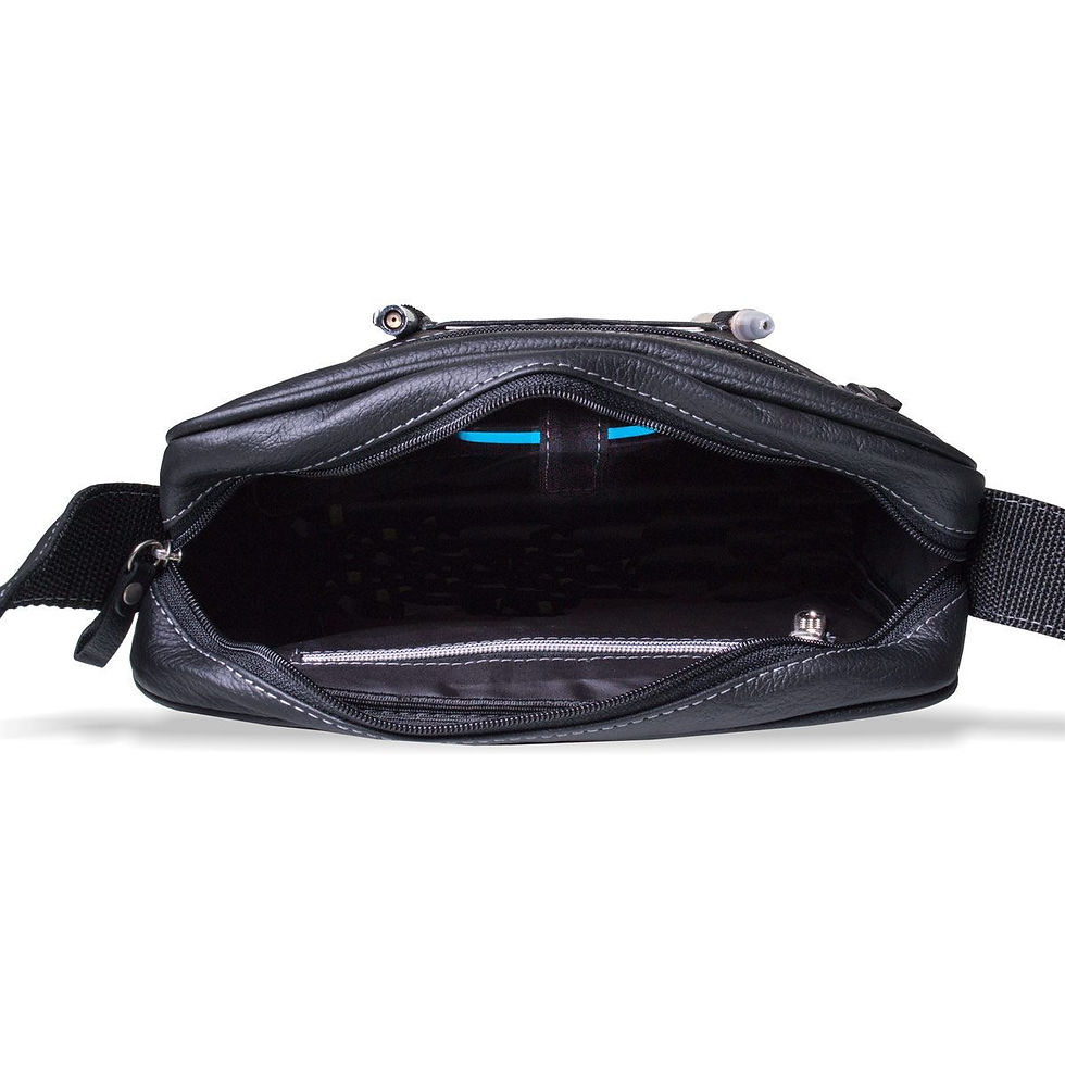 Miniatura: Bolsa Transversal em Couro Artlux 1235