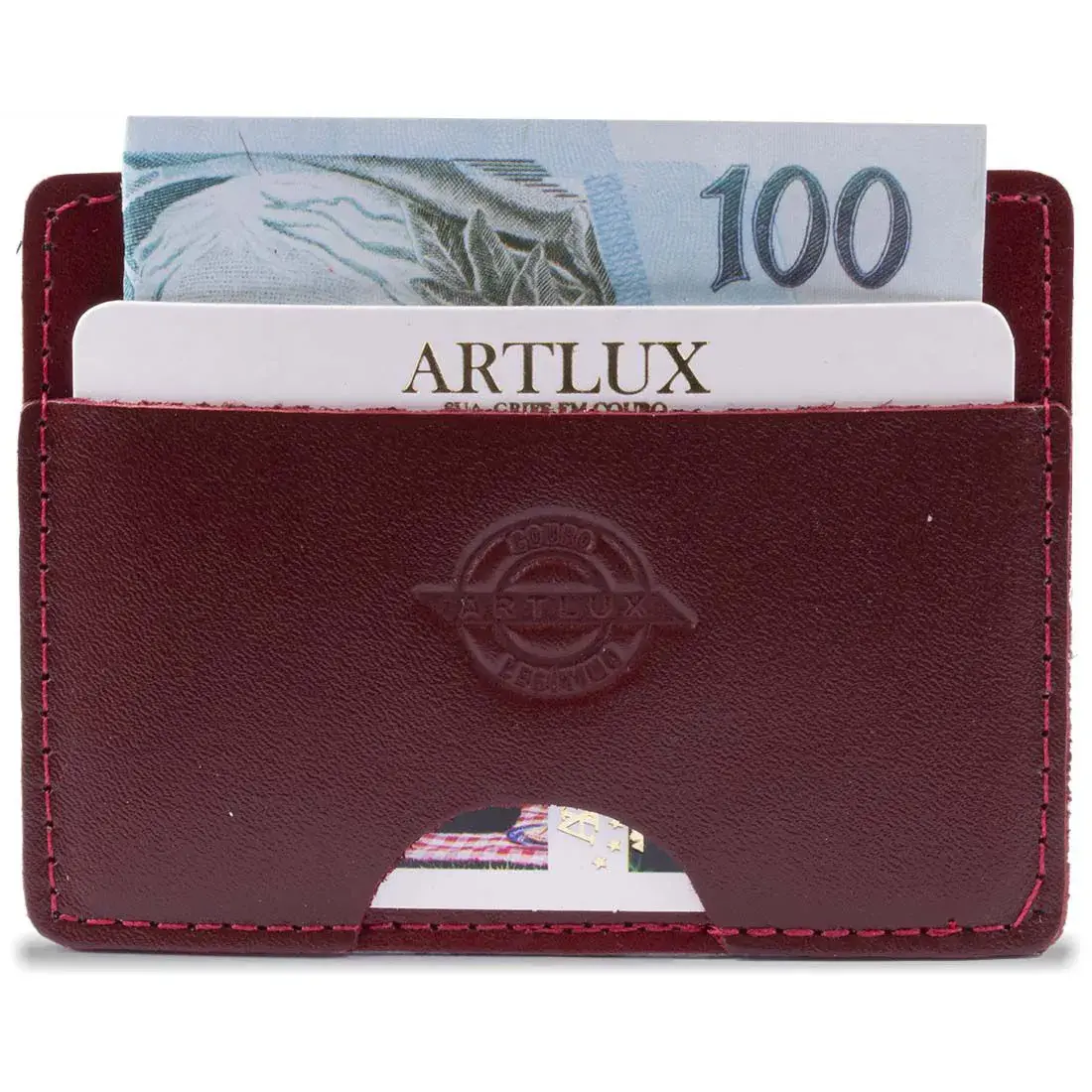 Porta Cartão em Couro Artlux 525