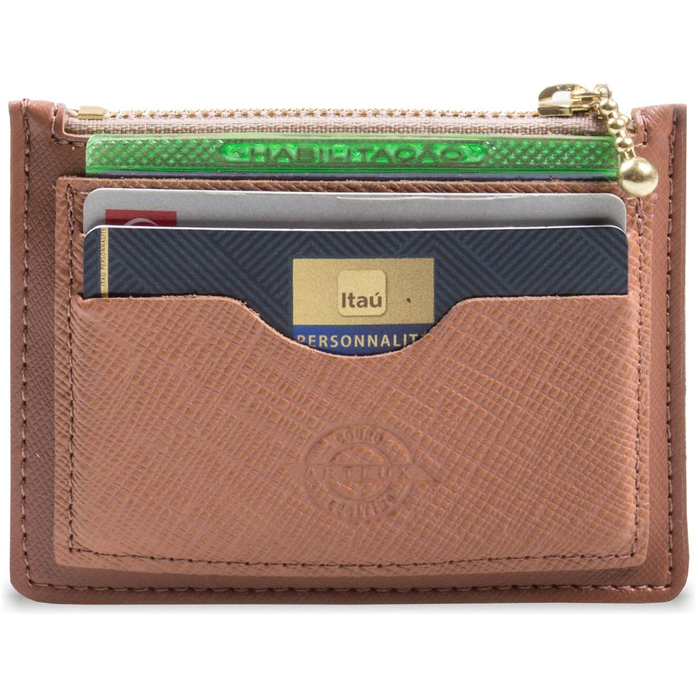 Mini Carteira Artlux em Couro P617