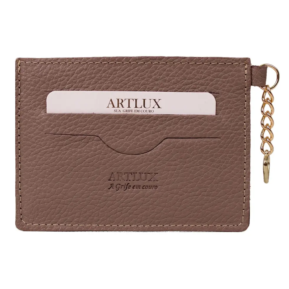 Miniatura: Carteira Slim com Pingente em Couro Artlux 3013 - Mínimo 12 peças