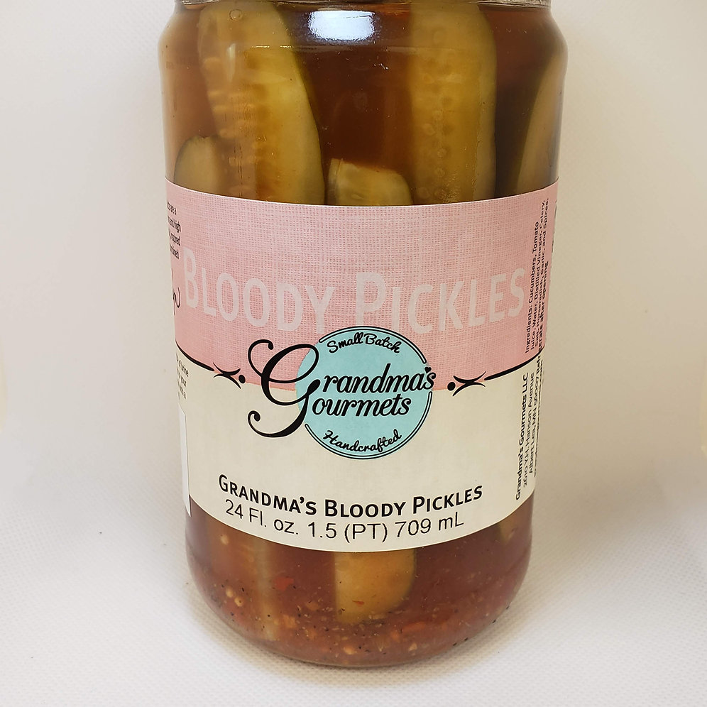 Grandma's Bloody Pickles Grandma's Gourmets
