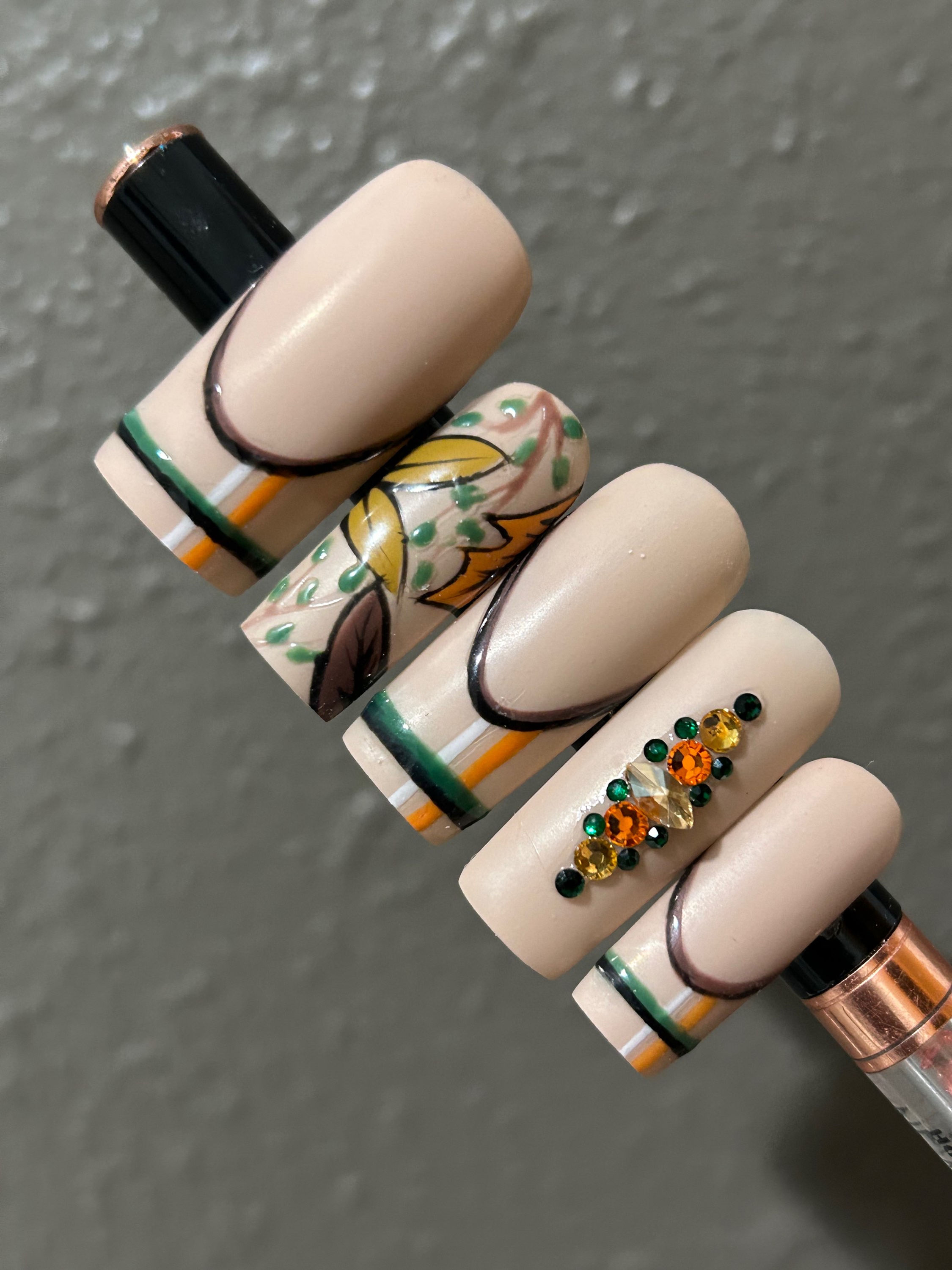 Autumn Pumpkin Leaves 