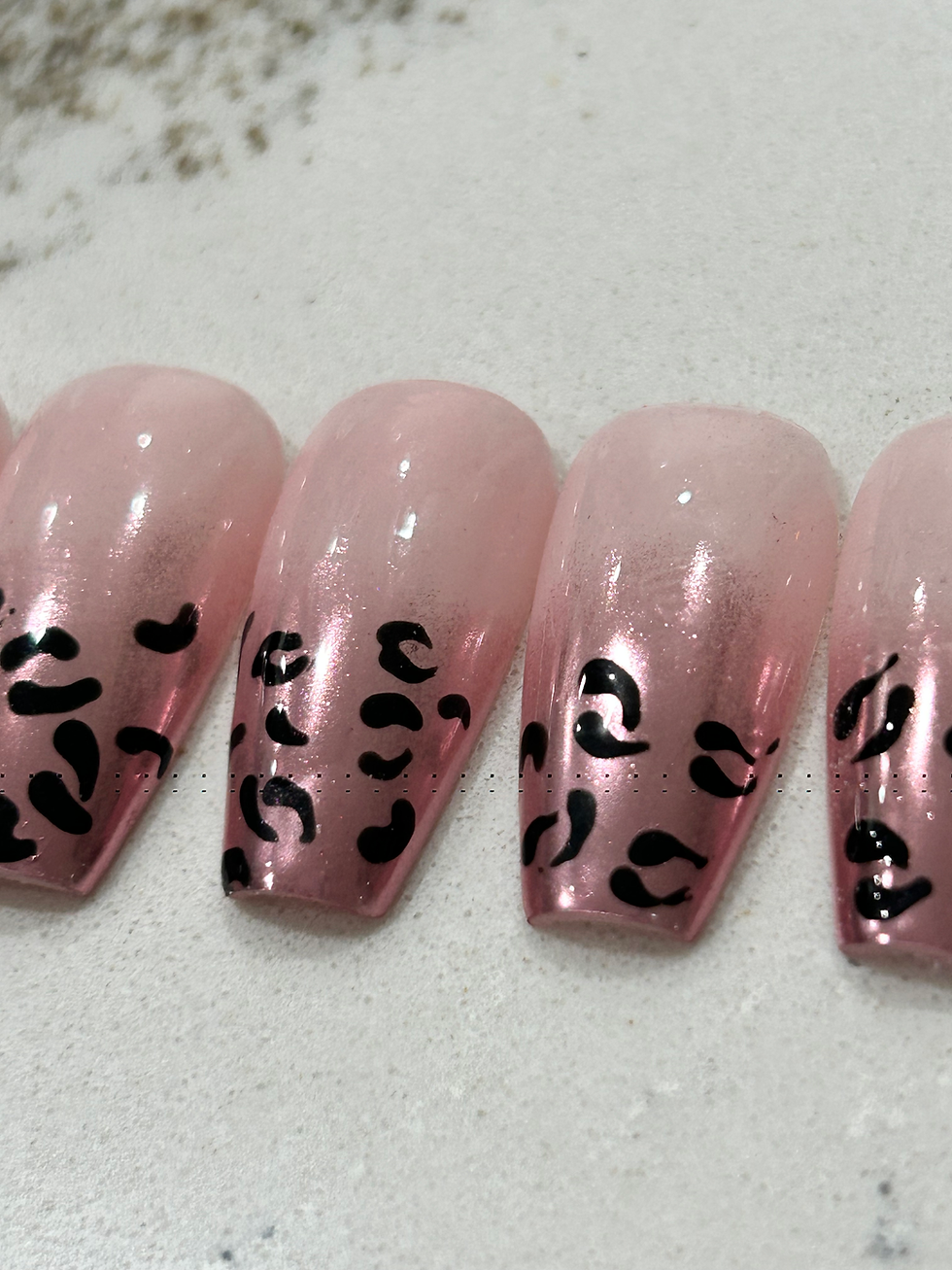Thumbnail: Metallic Rose Gold Chrome Ombré Leopard 