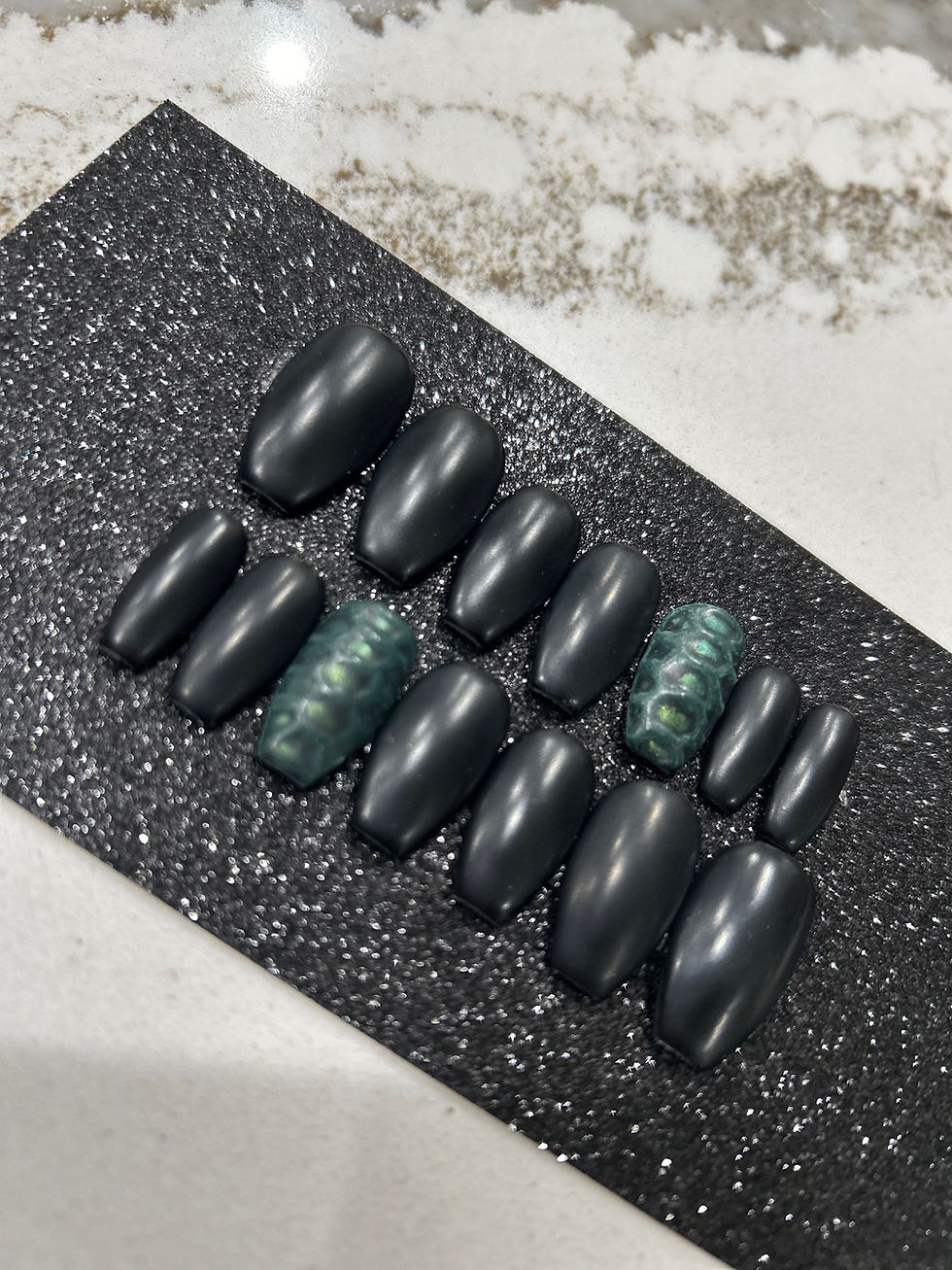 Thumbnail: Black Matte Snake Accent