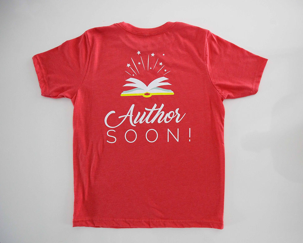 Thumbnail: "Story Teller Now, Author Soon" kids t-shirt
