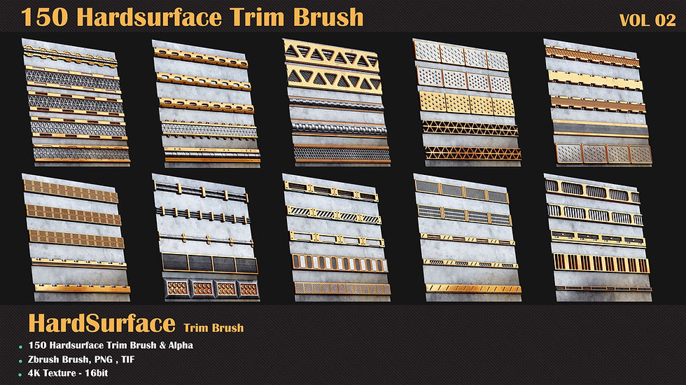Thumbnail: 150 HardSurface Trim Brush-Vol2