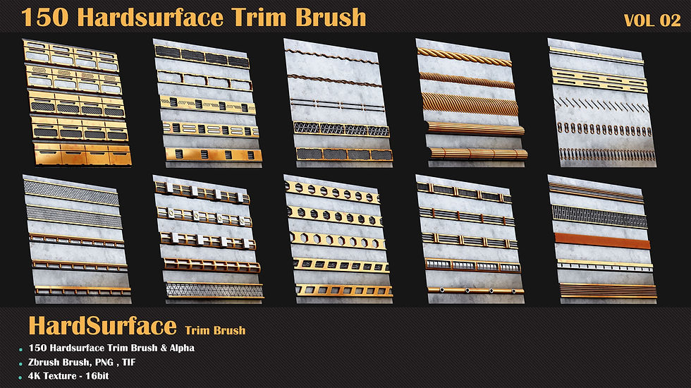 Thumbnail: 150 HardSurface Trim Brush-Vol2