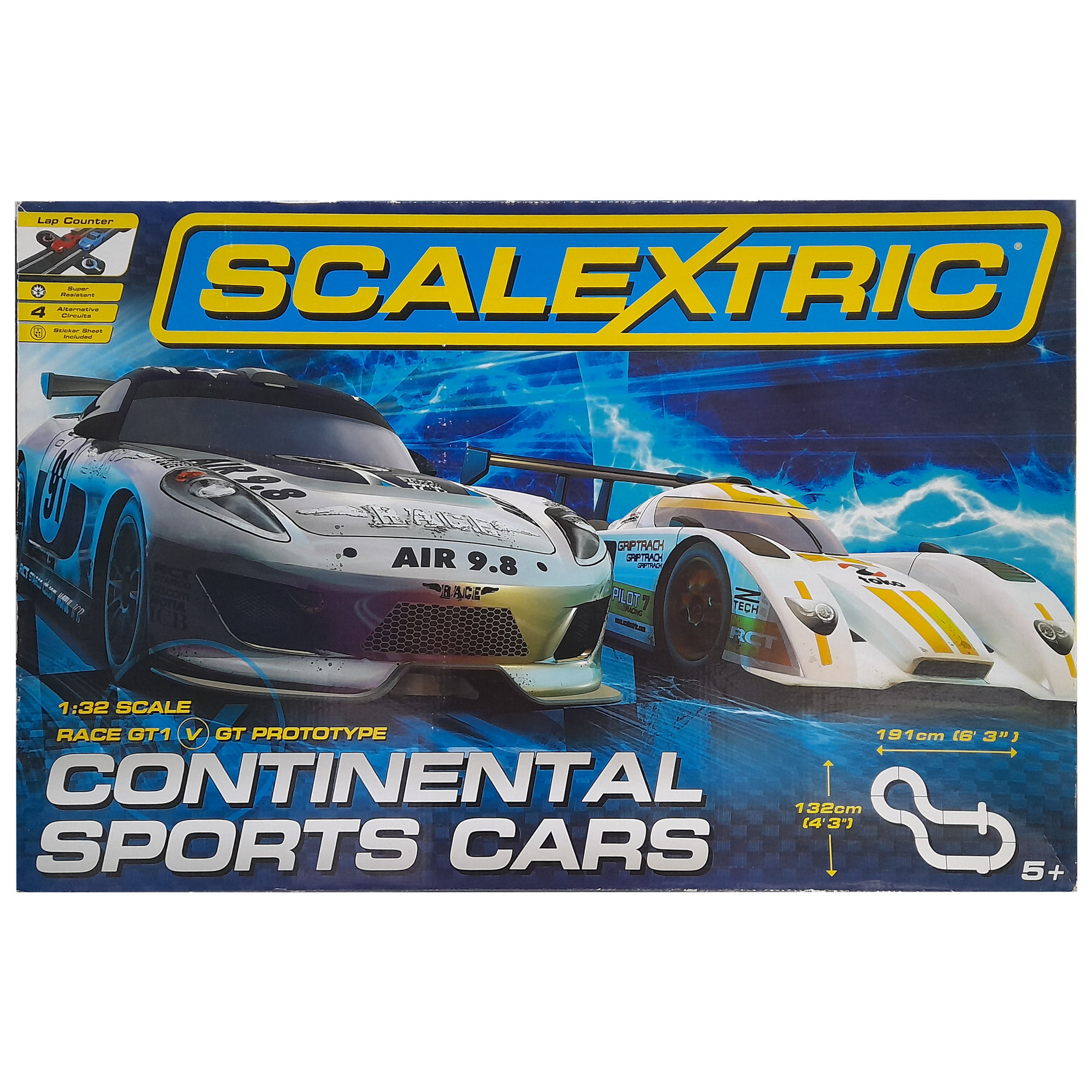 SCALECTRIX PISTA CONTINENTAL SPORTS CARS