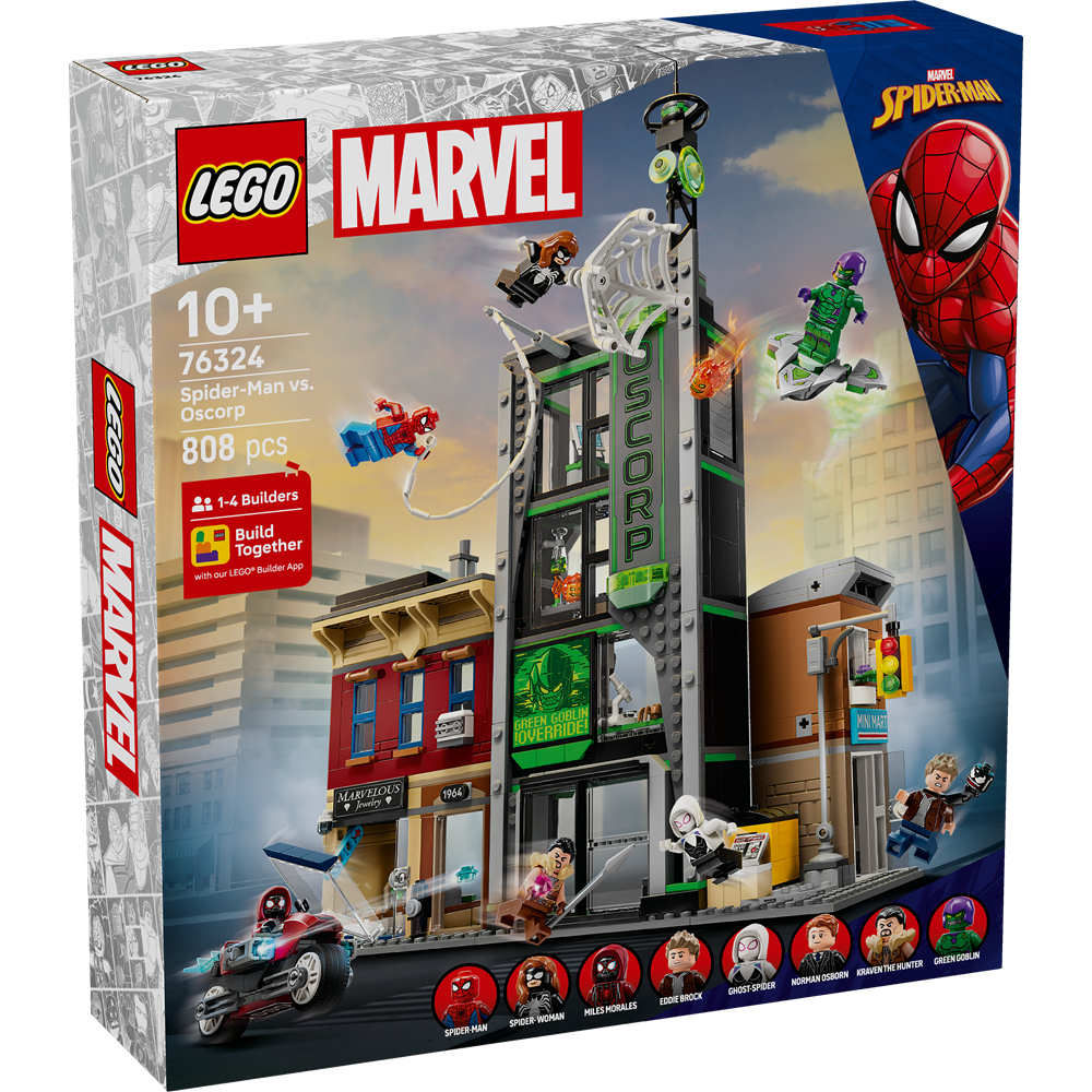 76324 SPIDERMAN CONTRO OSCORP LEGO MARVEL