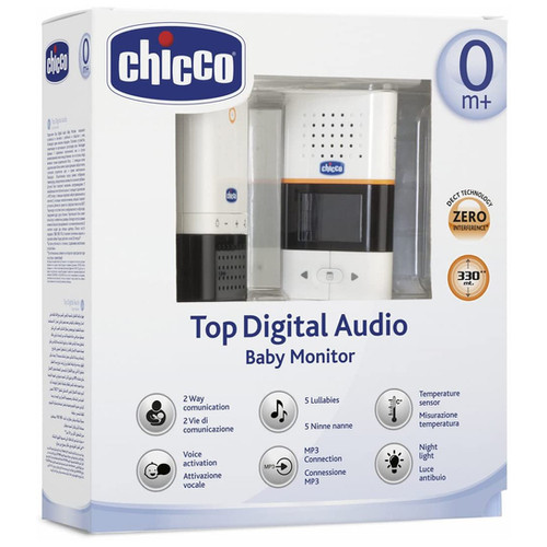 Baby Monitor Audio Chicco | Ascolta Il Tuo Bambino Da Un'altra Stanza, Pratico E Sicuro