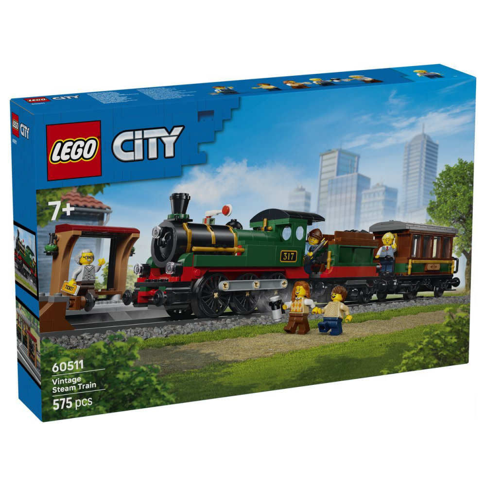 60511 TRENO A VAPORE VINTAGE CITY LEGO