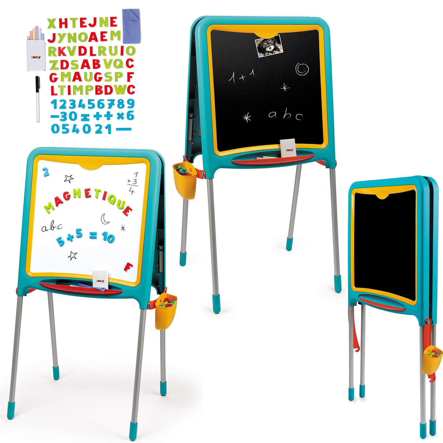 LAVAGNA ACTIVITY CON GAMBE IN METALLO SMOBY 410307