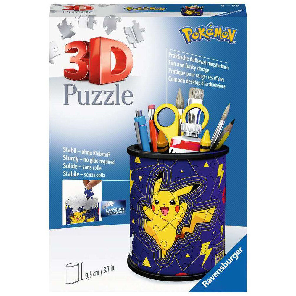 PUZZLE 3D PORTAPENNE POKEMON 11257