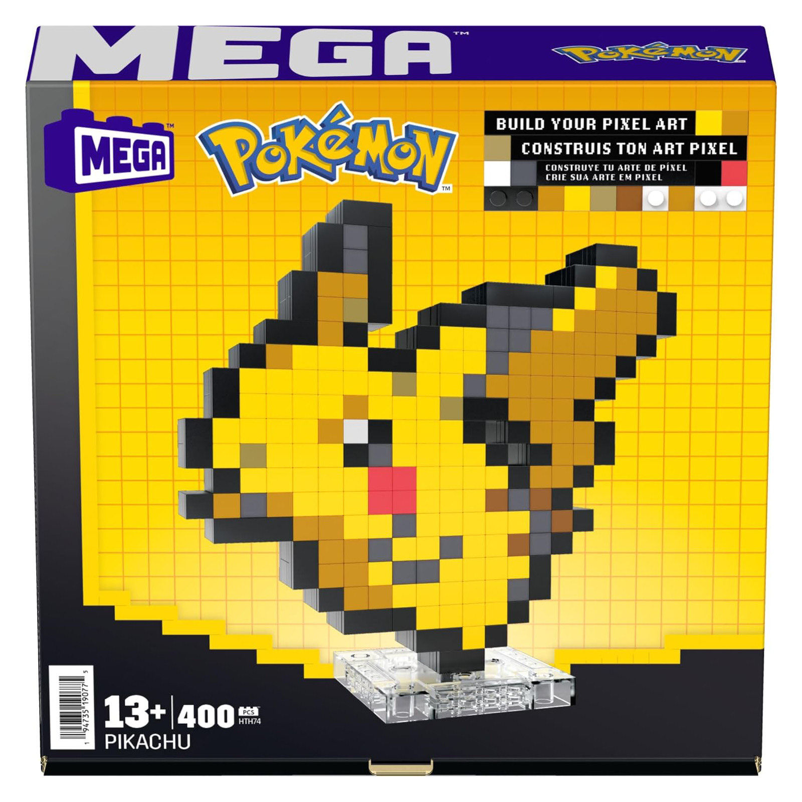 MEGA BLOCKS POKEMON PIXEL ART PIKACHU HTH74