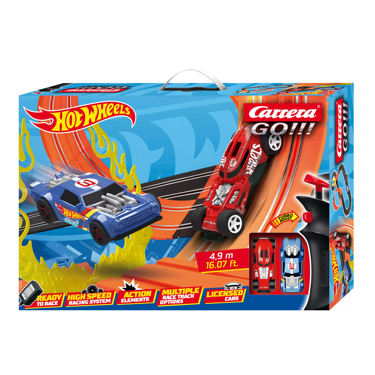 PISTA HOT WHEELS 4.9 CARRERA GO