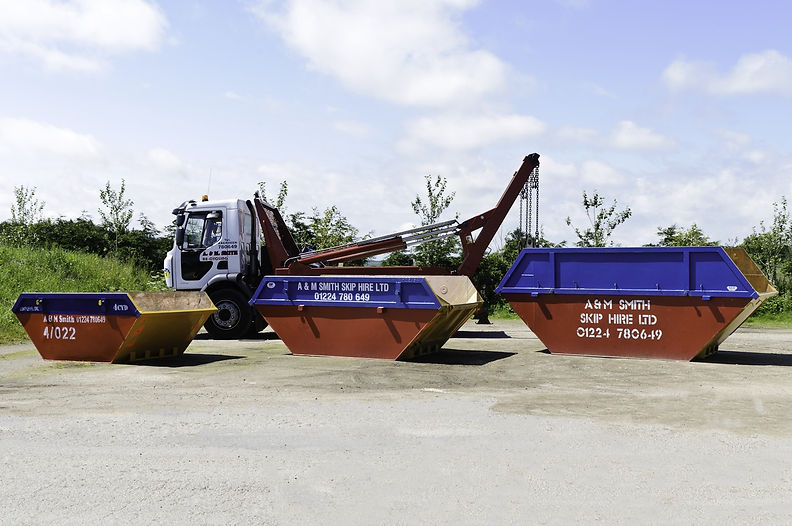 Skip Hire A & M Smith Recycling Aberdeen