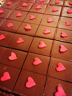 Ganached Mini Brownies