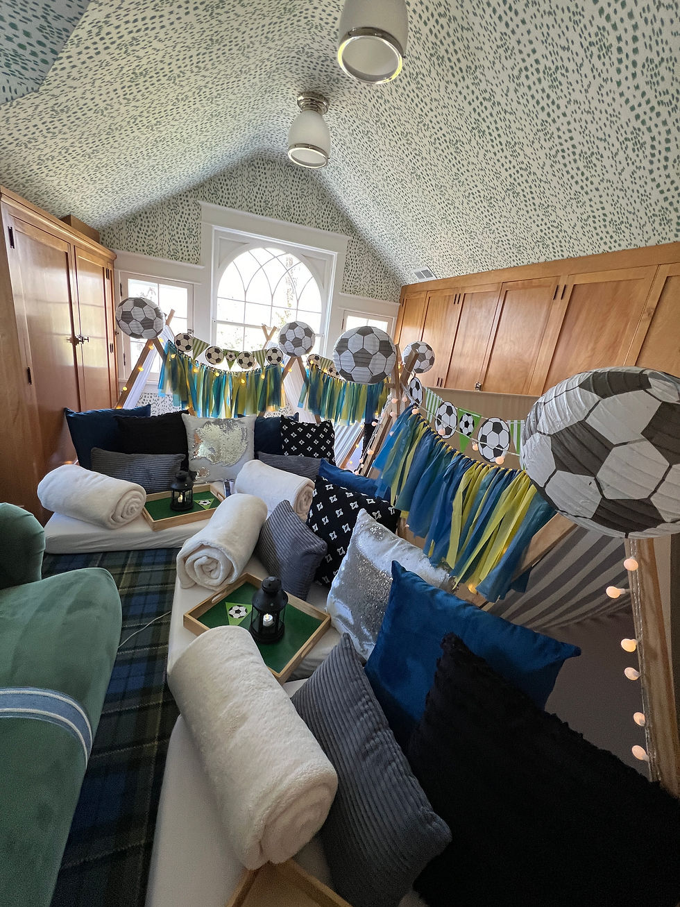 SlumberPop fitting tents into tight spaces.