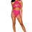 Thumbnail: Bralette and Garter Panty - One Size - Peony