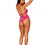 Thumbnail: Bralette and Garter Panty - One Size - Peony