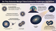 New Evidence Suggests Dwarf Galaxies May Merge: A study of the Ursa Minor galaxy using the Subaru Telescope reveals unexpected star patterns, challenging the belief that tiny galaxies form only through gas flows. Could these structures be a result of past mergers?