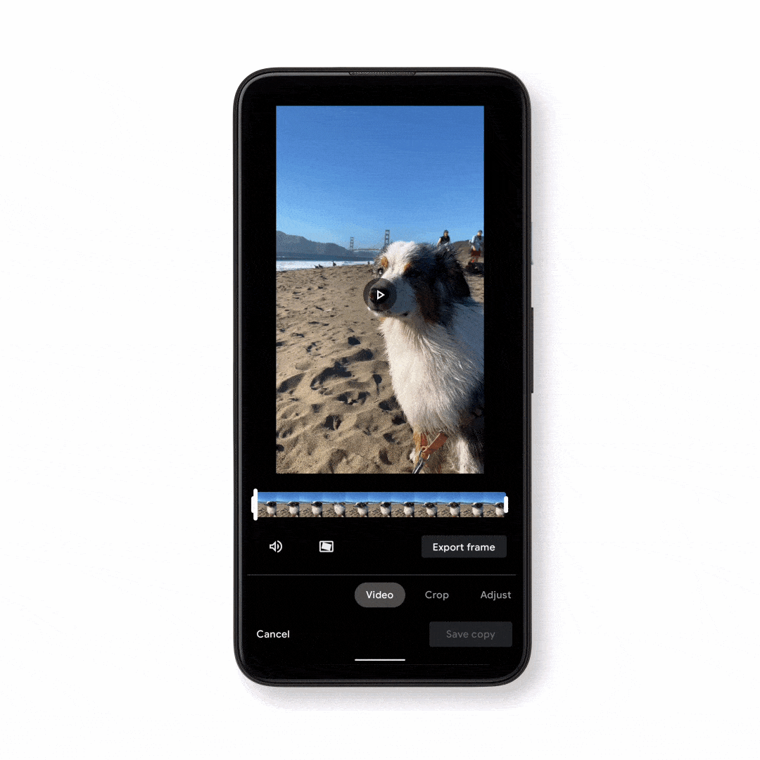 Google Photos in app video editor gains more options with latest update