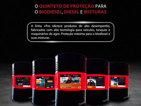 O quinteto de proteção para o Biodiesel, Diesel e Misturas