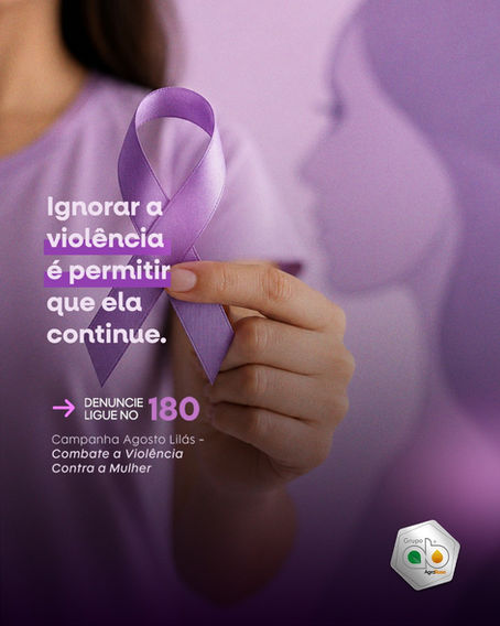💜 Ignorar a violência é permitir que ela continue.