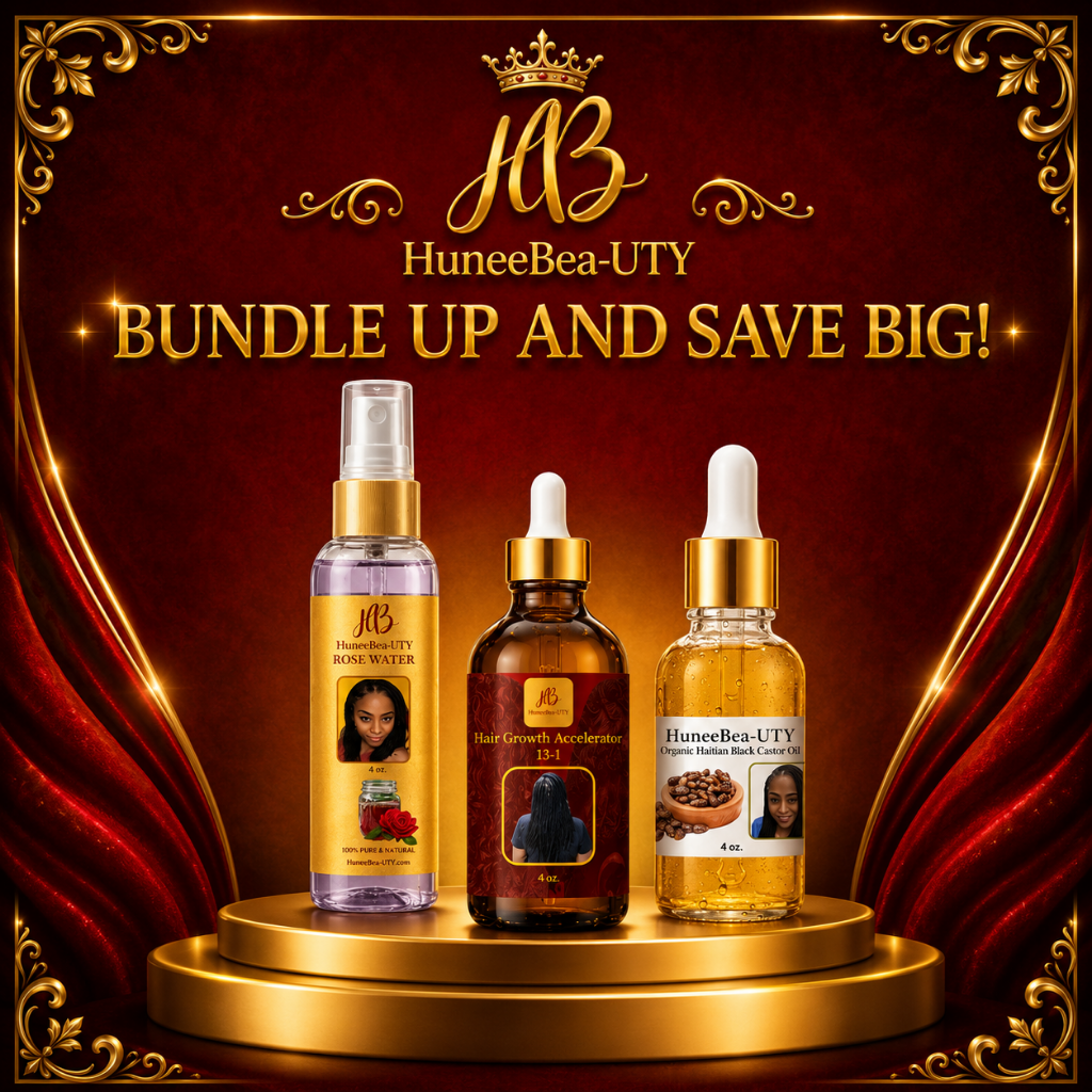 13 in 1 Hair Growth Accelerator, Organic black castor oil & Rose Water 🌹