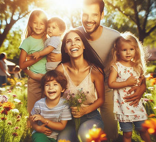 una familia formada por mama y papa e hijos.png