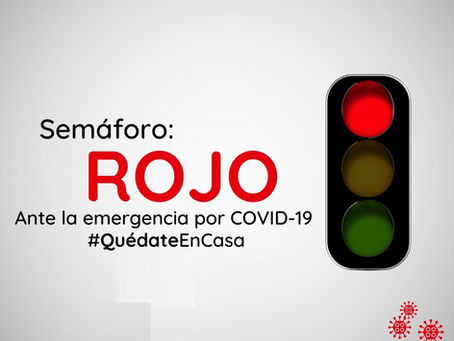 ALERTA: EL ESTADO DE DURANGO ESTÁ EN SÉMAFORO ROJO