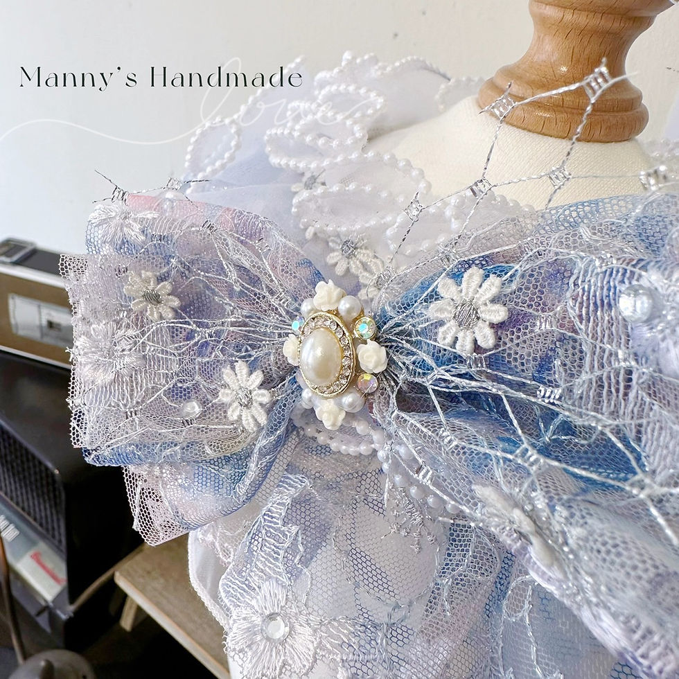 Thumbnail: CDW X Manny's Handmade - Luxury Bib Collar Monet莫內