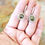 Thumbnail: Sterling Silver Labordite Gemstone Dangle Earrings 