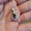 Thumbnail: Genuine .90ct Pink Tourmaline Gemstone Teardrop Pendant