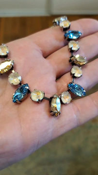 Thumbnail: Fancy Crystal Necklace, Two Options Available 