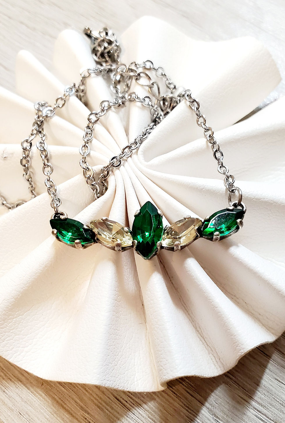 Thumbnail: Danity Crystal Necklace, Two Options Available 