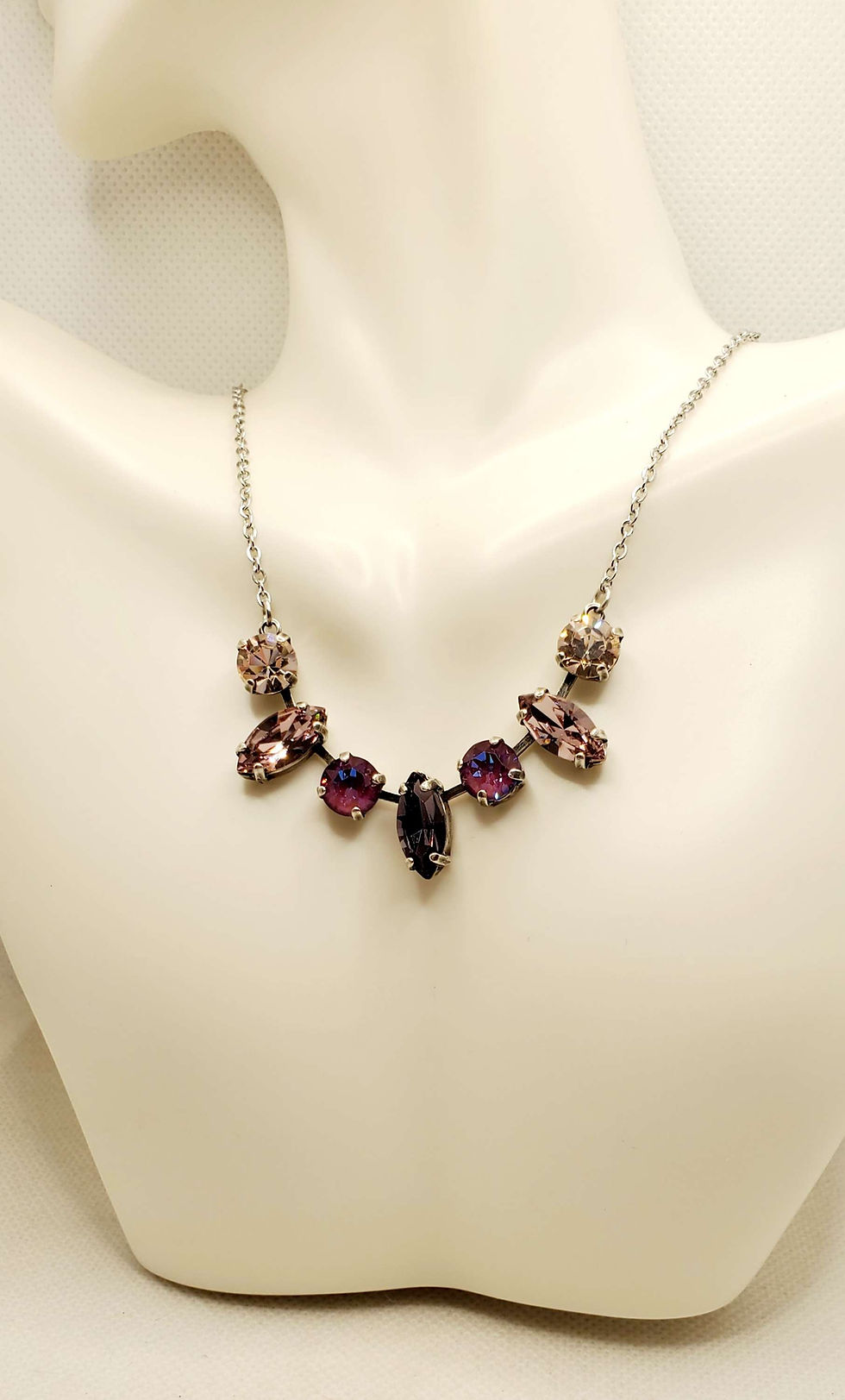 Thumbnail: Fancy Crystal Necklace, Two Options Available 