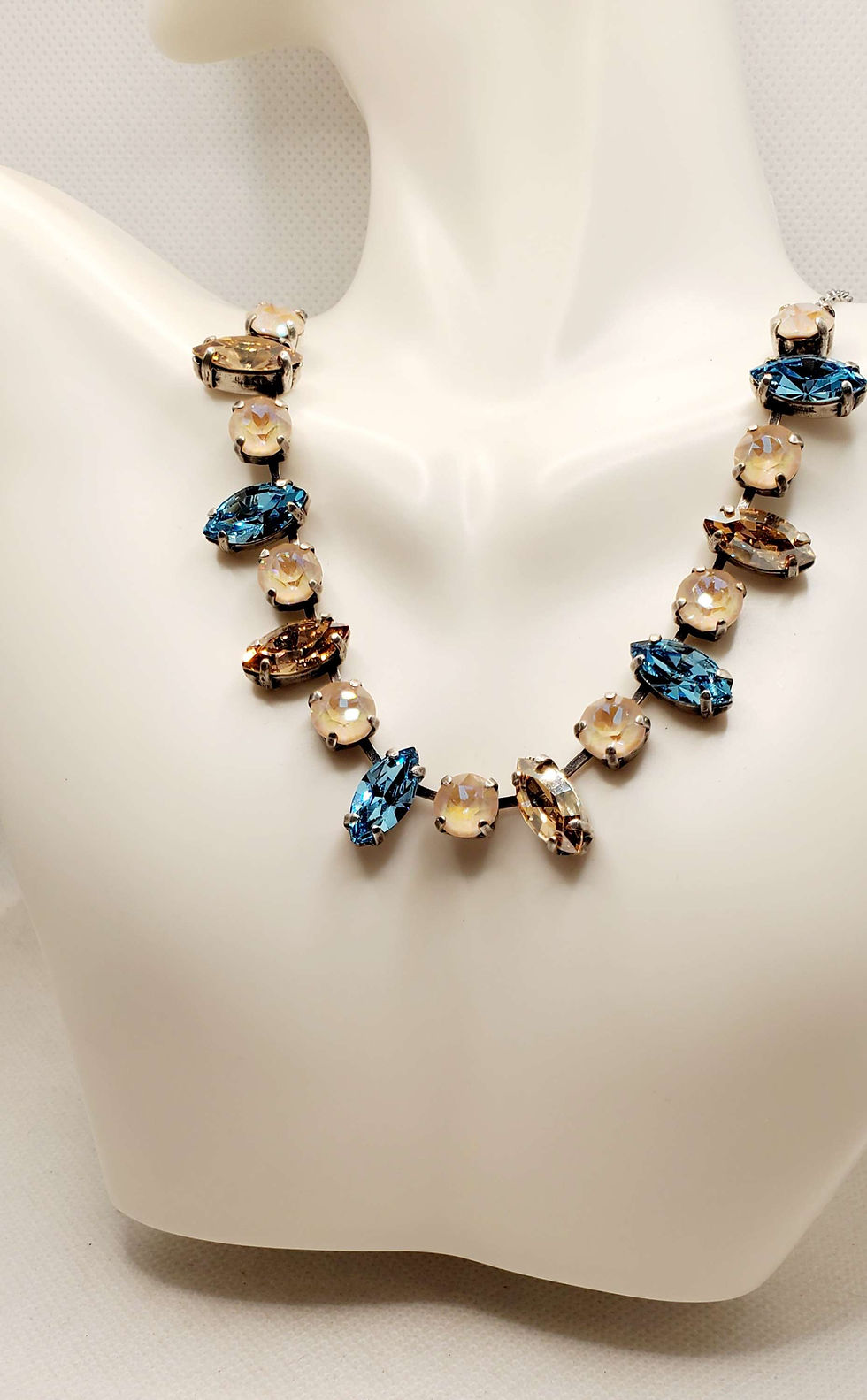Thumbnail: Fancy Crystal Necklace, Two Options Available 