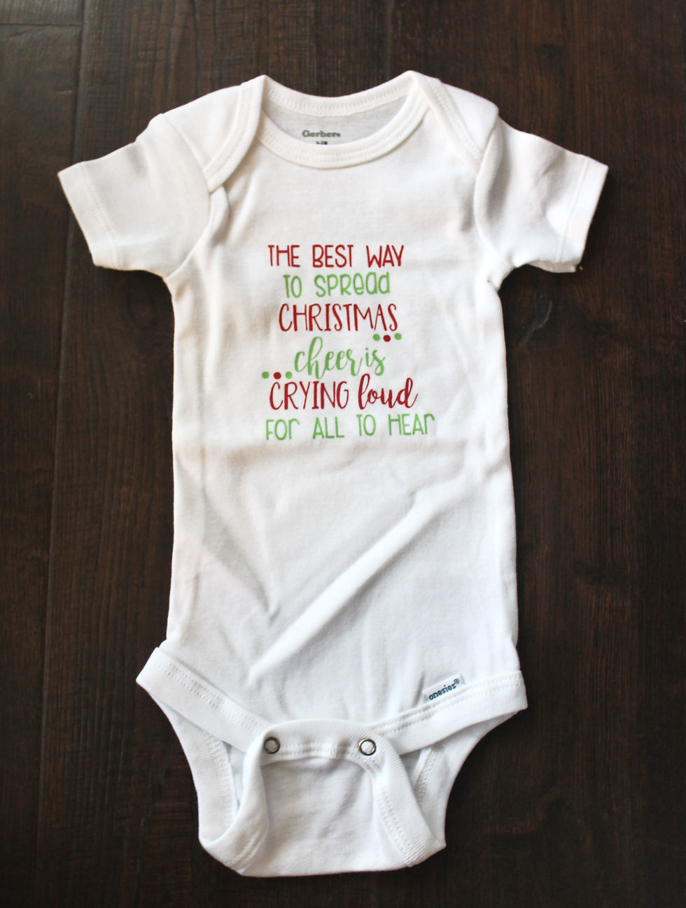 Christmas Cheer Baby Onesie
