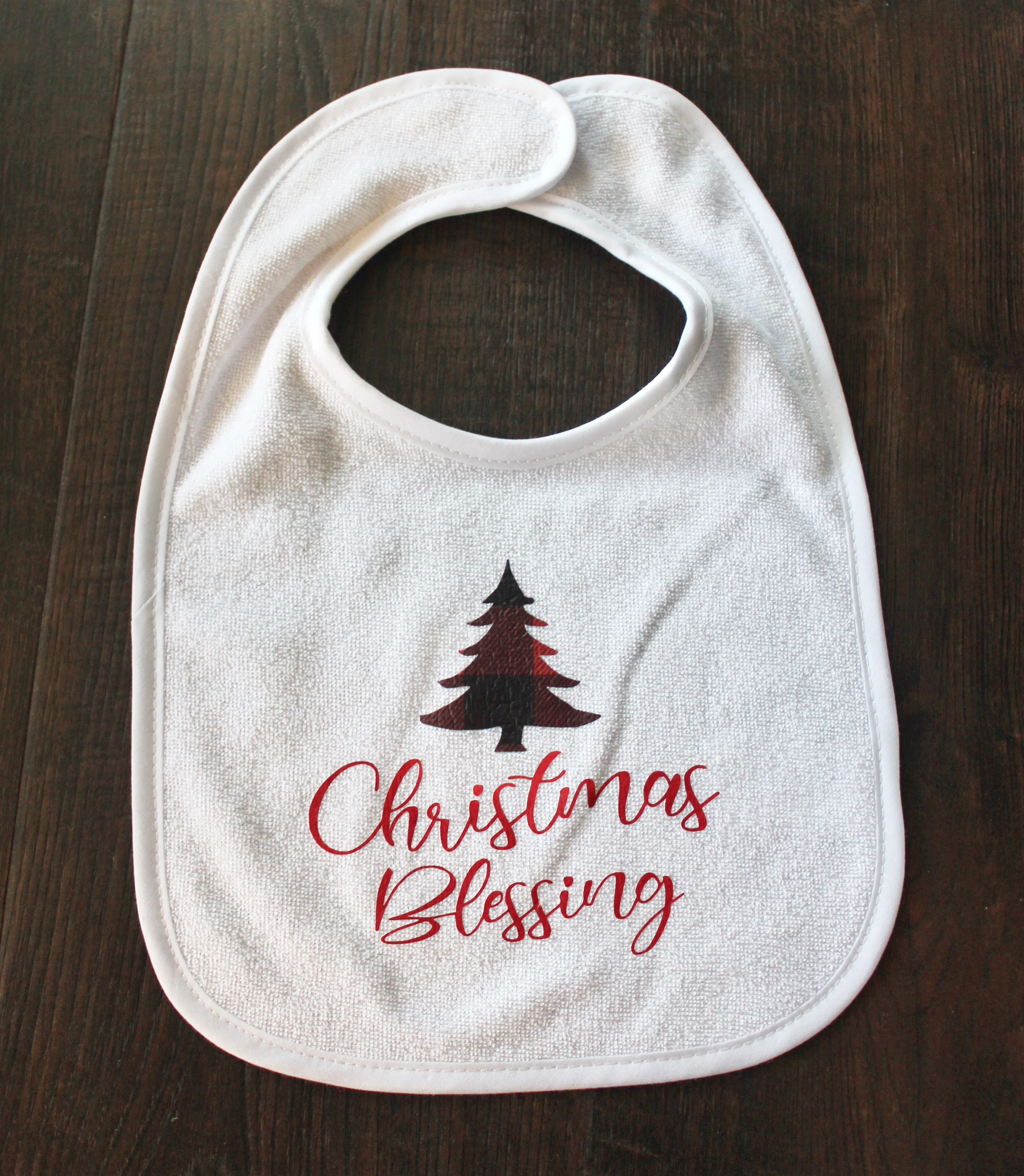 Christmas Blessing Baby Bib