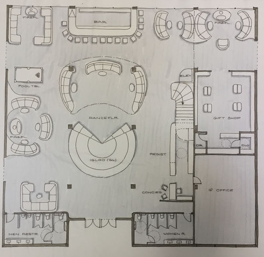 Hotel Lobby Plan