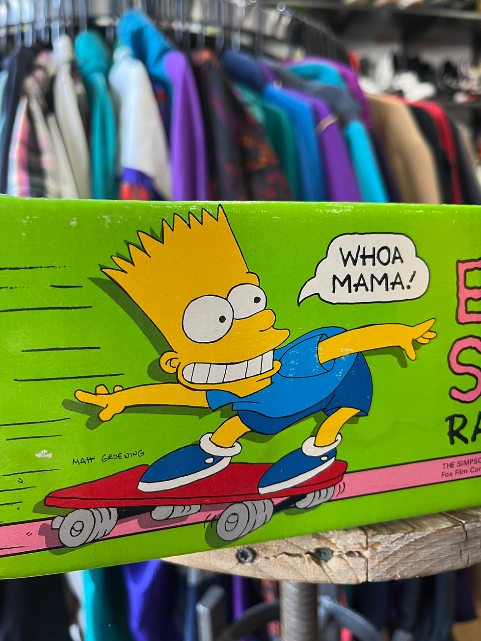 Thumbnail: Vintage 1990 Bart Simpson Plush Doll