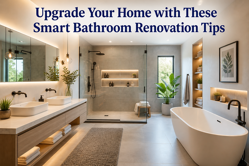 Upgrade Your Home with These Smart Bathroom Renovation Tips