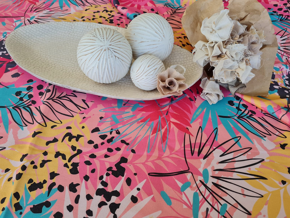Thumbnail: Mantel Cancun Rosa - Tablecloth