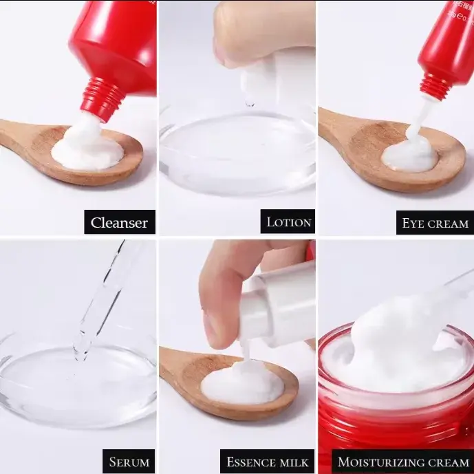 Thumbnail: AESTHTANY Korean Private Label Pomegranate Skincare Kit Vitamin C Niacinamide